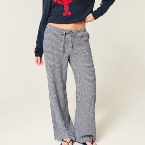 Hollister Linen-Blend Baggy Pull-On Pants NWT